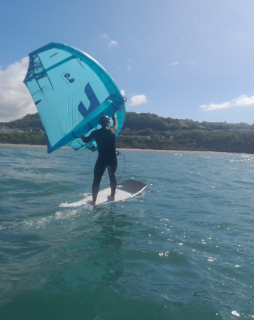 Person Wingsurfing